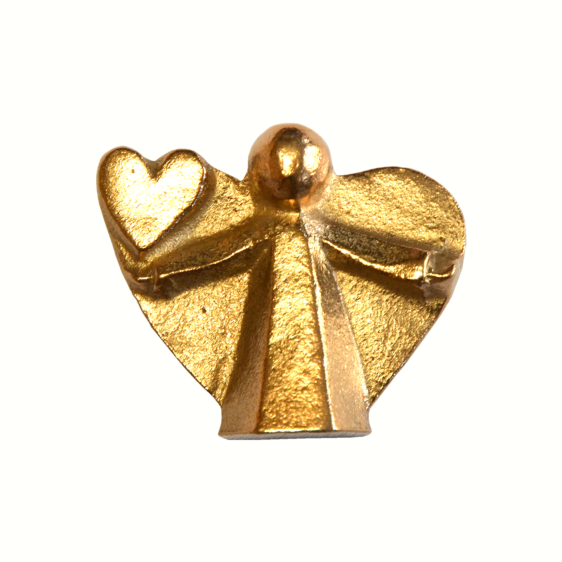 Engel Bronze mit Herz