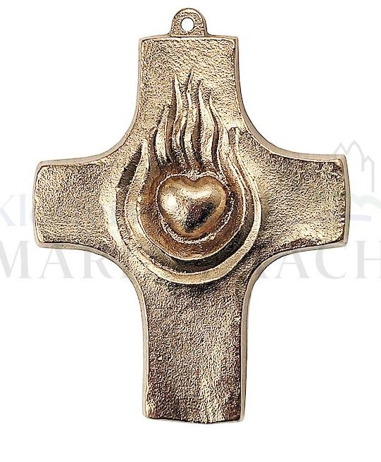 Kreuz (Bronze - Herz)