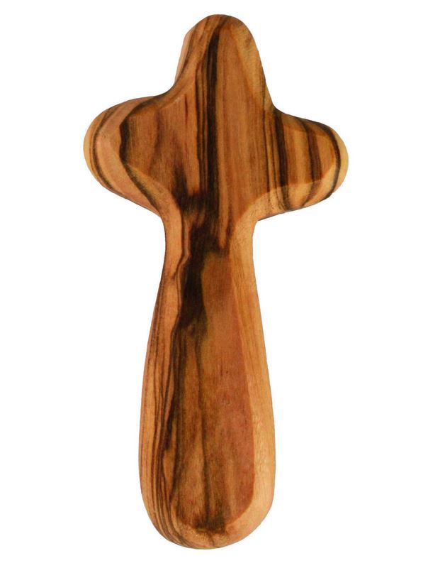 Handkreuz - Olivenholz